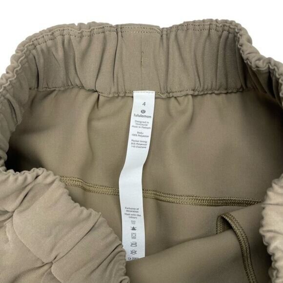 Lululemon On the Fly Woven Drawcord Skirt Size 4 Frontier Tan - Picture 7 of 10